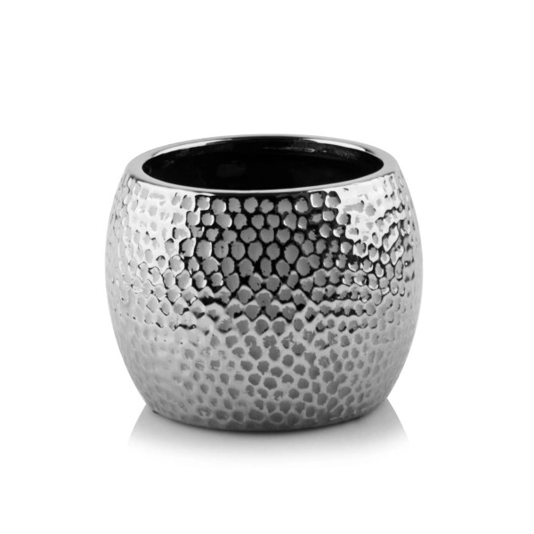 OSŁONKA CERAMICZNA SREBRNA 15CM